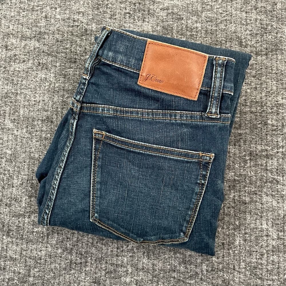 J Crew LookOut High Rise Skinny Blue Jeans Women's Size‎ 27 Stretch Denim